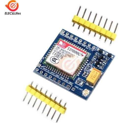 Mini SIM800C GPRS GSM Module 5V / 3.3V TTL Development board IPEX with Bluetooth TTS STM32 board for Arduino SMT32 C51