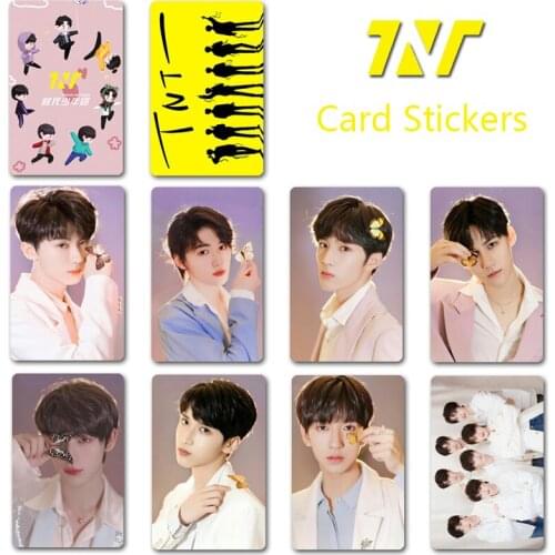 POP Group TNT Teens In Times Liu Yaowen Song Yaxuan HD Crystal Photocard Sticker Recharge Bank Transportation Card Sticker M3