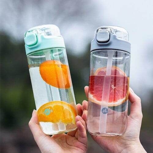 Portable Large-capacity Sports Space Cup,Transparent Plastic Cup,Outdoor Water Cup,Car Straw Cup Water Bottles Drinkware Mug NEW
