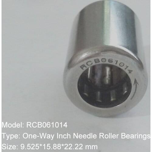 RCB061014 Inch Size One Way Drawn Cup Needle Bearing 9.525*15.88*22.22 mm 5Pcs Cam Clutches RCB 061014 Back Stops Bearings
