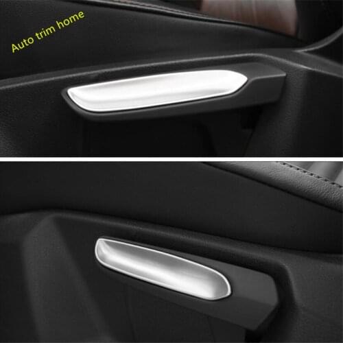 Lapetus Interior Refit Kit Seat Adjustment Handle Sequins Strip Cover Trim 2 Piece Fit For Volkswagen T-Roc T Roc 2018 - 2021
