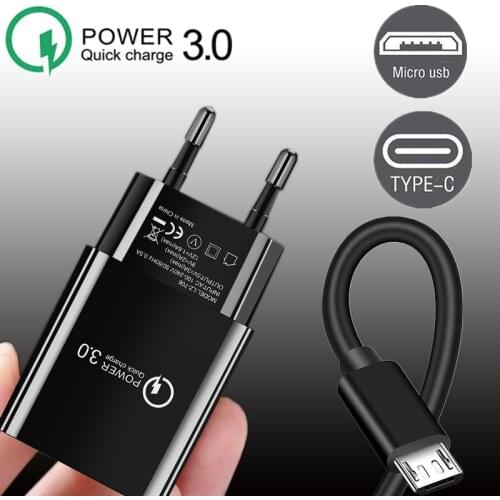 Usb Fast Charger 3.0 QC 3.0 4.0 Universal Wall Mobile Phone Chargers Adapter For Samsung S21 Xiaomi 11 K40 Huawei Phone Charger