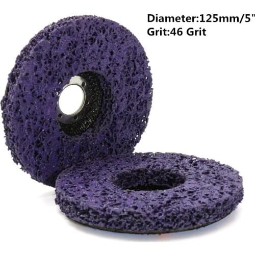 2Pcs 125mm 5 Inch 46Grit Grinding Disc Wheel for Angle Grinder Abrasive tool