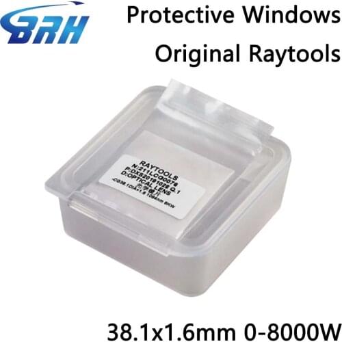 10pcs/lot OriginalRaytools Laser Protective Lens Windows 38.1*1.5 /1.6mm 211LCG0009 Raytools 0-6500W BM114S Fiber Laser Cutting