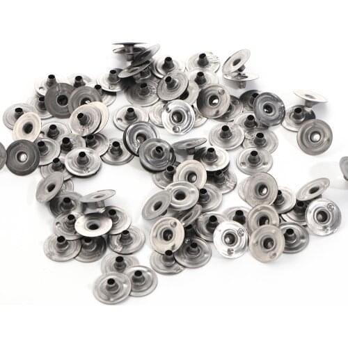 100pcs Candle Wick Metal Sustainer Wick Tabs For Candle Making Gift 12.5*2.5mm