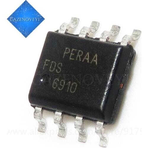 5pcs/lot FDS6910 6910 SOP-8 In Stock