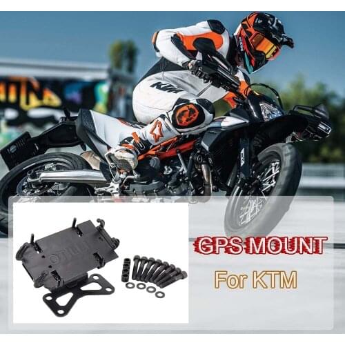 Motorcycle Accessories Front Phone Stand Holder Phone GPS Navigaton Plate Bracket For 990 Adventure 2006-2011 2010 2009 2008