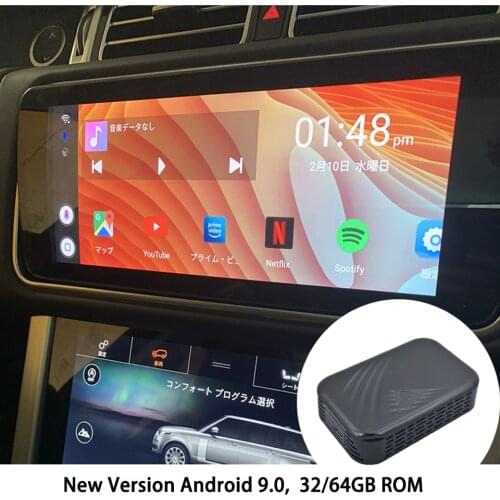 Car Media Video Player Android AI Box For Land Rover Range Rover Sport Discovery Defender Velar Evoque 4+32G Wireless Mirrorlink