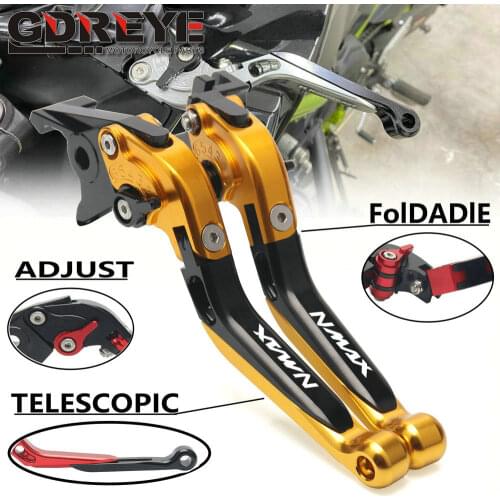 For YAMAHA NMAX 155 125 NMAX155 NMAX125 N-MAX 155 125 2015-2019 Motorcycle Accessories Folding Extendable Brake Clutch Levers