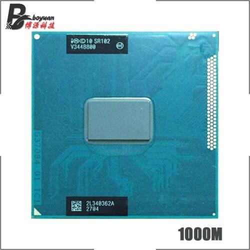 Intel Celeron 1000M 1000M SR102 1.8 GHz Dual-Core Dual-Thread CPU Processor 2M 35W Socket G2 / rPGA988B