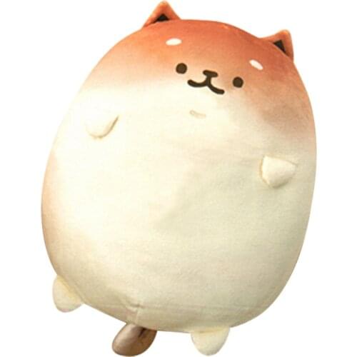 New Yeastken Cute Shiba Dog Bread Roll Mochi Big Plush Stuffed Pillow Toy Doll 30cm Kids Children Christmas Birthday Gifts