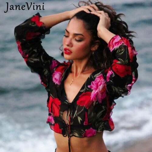 JaneVini Womens Black Shirts