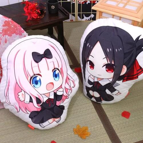 Kaguya sama Love Is War Pillow Anime Doll Shinomiya Kaguya Cosplay Plush Kawaii Men Women Cartoon Accessories Props