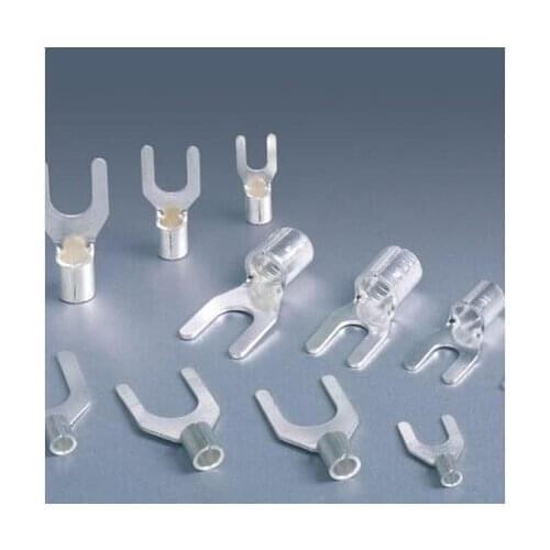 Cold-pressed Terminal Block / Terminal Block / Fork-shaped Bare End UT4-4 1000 / Bag Factory Direct Electrical