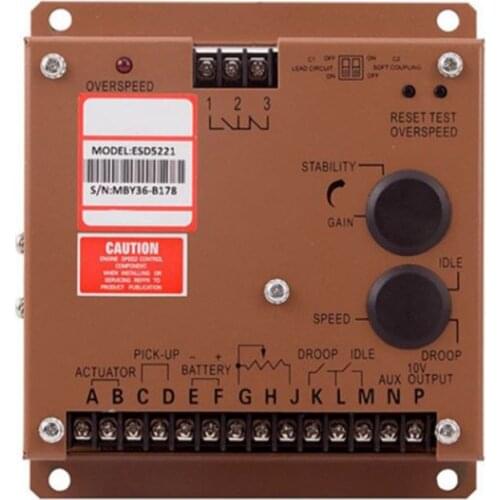ESD5221 Speed control controller Diesel generator set Speed control board ESC board