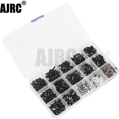Screws Box Set for 1/10 HSP Traxxas TRX-4 TRX-6 Tamiya CFX MST HPI Kyosho D90 Scx10 AXIAL D110 Remote Control RC Car Parts