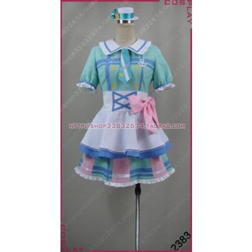 Love Live! Sunshine!! Aqours Watanabe You Cosplay costume Dresses with hat 11