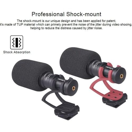 Comica CVM-VM10II VM10 II Condenser Microphone Video Microphone Universal for DJI OSMO GoPro Smartphone Mirrorless Camera mic