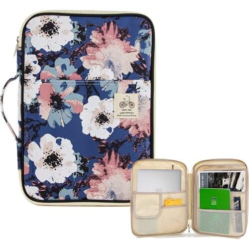 1PC New Arrival Multifunctional Waterproof A4 File Folder Document Organizer Bag Desk Storage Bags Business Travel Tablet Bag