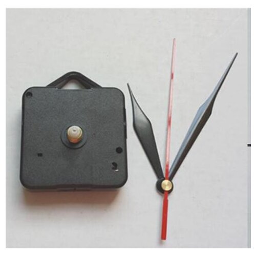 Quartz Wall Clock Movement Mechanism Repair Tool Kit with Black & Red Hands