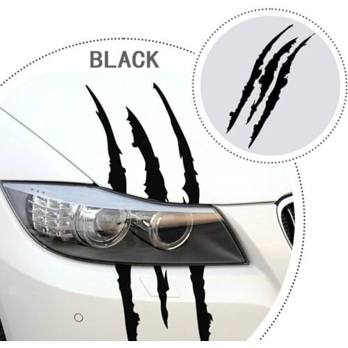 40 x 12cm Car-Styling Scratch Stripe Headlight Stickers For BMW E46 E60 Ford focus 2 Kuga Mazda 3 cx-5 Volkswagen Polo Golf 4 6