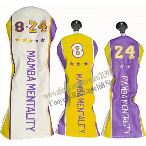 New Golf Wood Headcover High Quality Banner Hybrids Headcover Unisex Golf Clubs Drivers Headcover Free Shipping