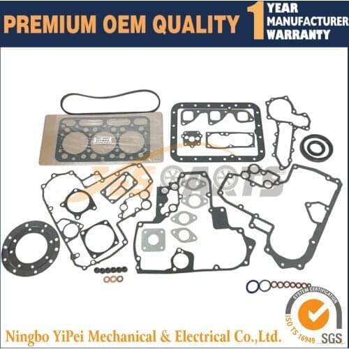 New Head Full Gasket Kit Set for Kubota D1402 Engine 07916-24365 07916-29635