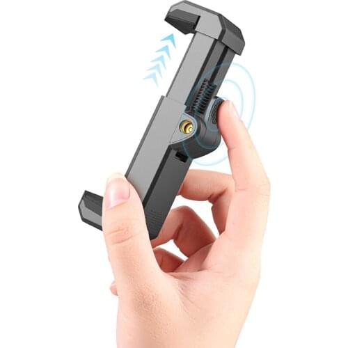 The new ST-26 vertical shooting mobile phone holder smartphone Vlog tripod with LED light microphone portable clip