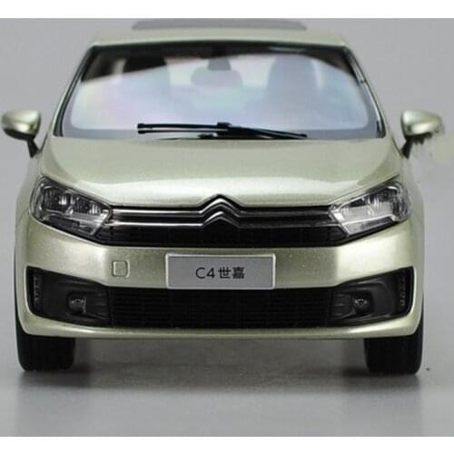 Original Factory Authentic 1:18 Citroen C4 Sega Diecast Car Models with Small Gift