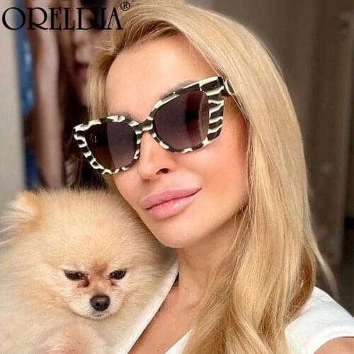 Square Cat Eye Women Sunglasses 2021 Fashion Men Lady Sun Shades Glasses Goggles Female Brand Designer Vintage Eyewear UV400