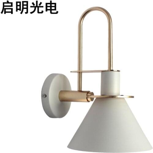 Vintage led wall light glass ball bedside aisle dining room cabecero de cama espelho