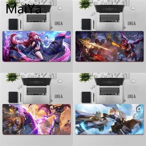 Maiya Top Quality Arena of Valor Beautiful Anime Mouse Mat Free Shipping Large Mouse Pad Keyboards Mat