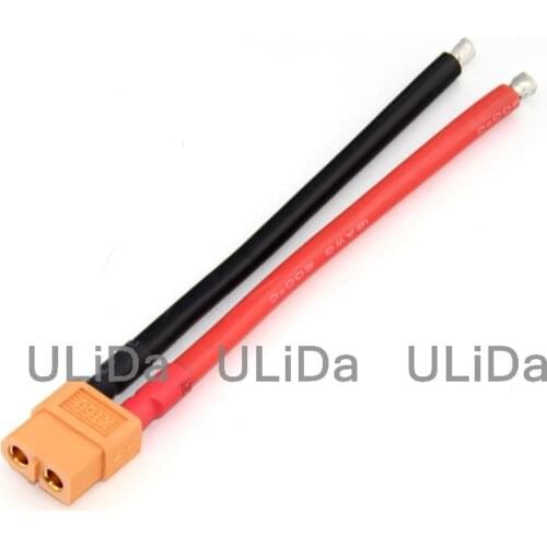 XT60 Female Connector W/ Housing 10CM / 100mm Silicon Wire 12AWG Cable