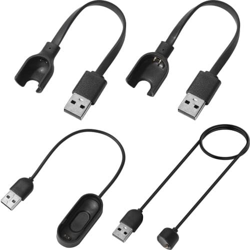 Chargers For Xiaomi Mi Band 2 3 4 5 Charger Cable Data Cradle Dock Charging Cable USB Charger Line For Xiaomi MiBand 2 3 4 5