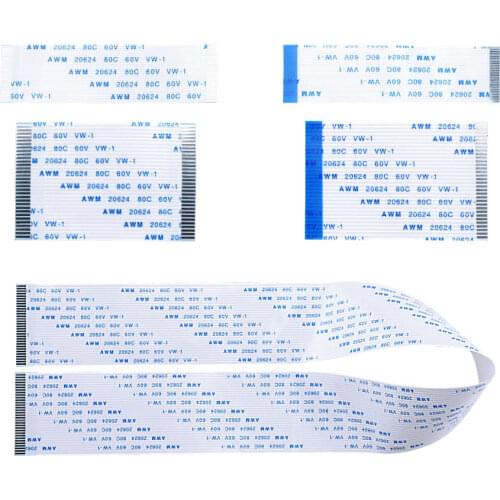 10PCS 32P Line length 6CM-40CM 10CM 15CM 20CM 25CM Flat Flexible Cable FFC FPC LCD Cable AWM 20624 80C 60V VW-1 Pitch 0.5 1.0MM