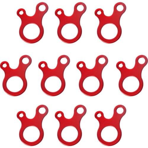 Camping 10pcs 3 Hole Type Aluminium Alloy Rope Tensioner Tent Windproof Rope Buckle Camping Equipment Tents Accessories Here
