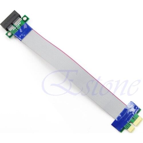 100% Brand New and High Quality Flex Ribbon PCI Express PCI-e PCIe Riser Card Extender Extension Ribbon Cable
