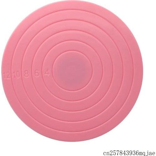 50 Pcs Plastic Cake Turntable Rotating Round Cake Decorating Tools Table Plate Kitchen DIY Baking Tool Cake Tools