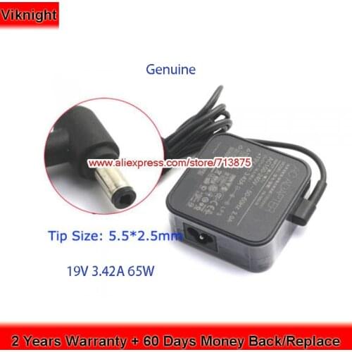 Genuine ADP-65GD B Power Supply 19V 3.42A 65w Adapter for Asus X555l K401U S500 UX310U K401U X550LA X550CA X550V UX303UA X301A