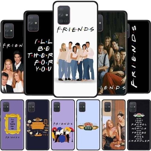 Central Perk Friends Case For Samsung Galaxy A51 A71 A02s A21s A31 A41 A11 A01 Black Silicone funda Phone Cover