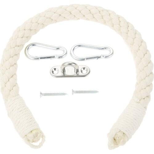 50cm Vintage Style Woven Hanging Rope Toilet Paper Roll Holder Decor Stainless steel Jute Cotton Holder environmentally friendly