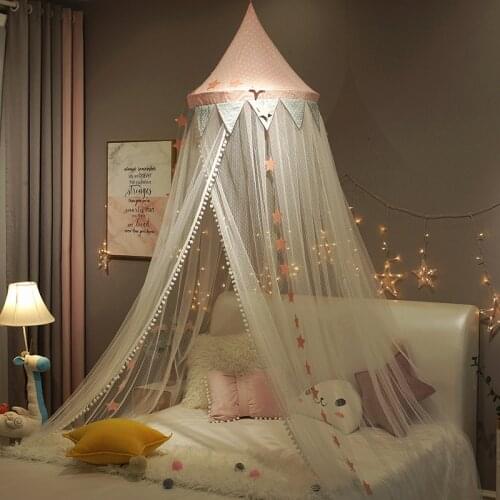Baby Mosquito Net for Crib Girls Princess Mosquito Net Hung Dome Bedding Baby Bed Canopy Tent Curtain Room Decor Dropshipping