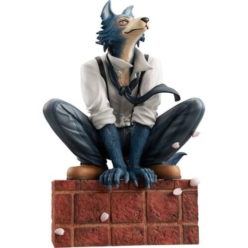 Newest Legoshi Anime Figure Toys Timber Wolf Legosi PVC Action Figure Toys Squatting Collectible Model Doll Gift 17cm