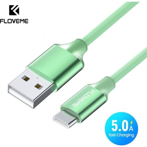 FLOVEME 5A Type C USB Cable Micro USB Fast Charging Mobile Phone Cable Charger For iPhone 12 Pro 11 X XR XS 8 7 6 Xiaomi Samsung