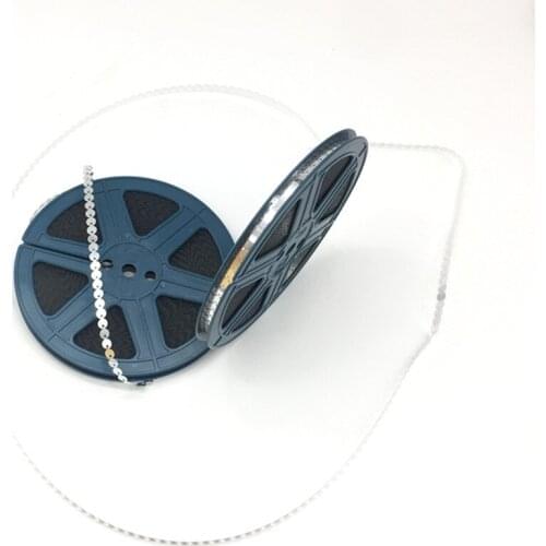 12pcs Embroidery Garments parts sequins Size 5mm length 95meters/reel side hole flat glitter sequin reel