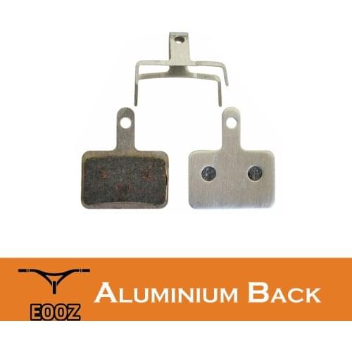 10 Pairs Lightweight Bicycle Semi-metallic Disc Brake Pads Aluminum Alloy Back For Shimano M375 M446 M515 Orion Auriga Pro