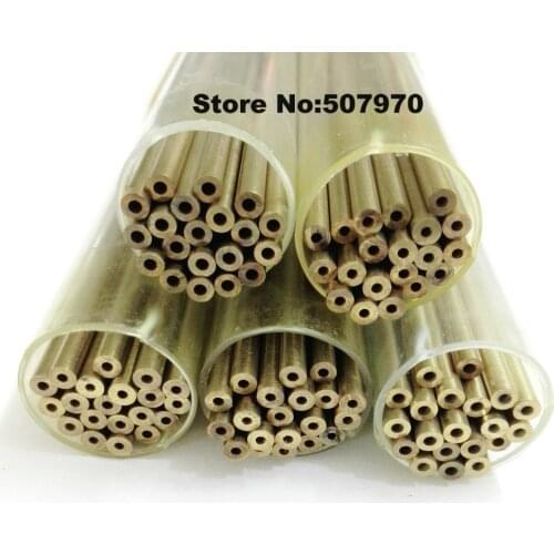 Ziyang Brass Electrode Tube OD2.8*400mm Single Hole for EDM Drilling Machine