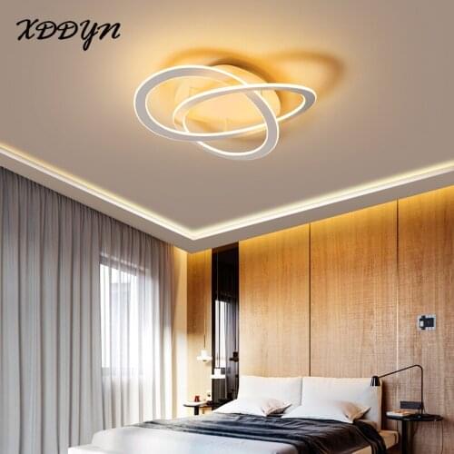 White&Gold Modern Led Chandelier For Living room Bedroom Dining room Indoor Lighting Chandelier Metal lamp Fixtures 110V 220V