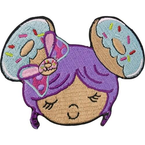 Cute Girly Things Cartoon Embroidery Fashion Patches Iron on Backing Custom DIY High Quality for Hats Bags Shirts Accessories