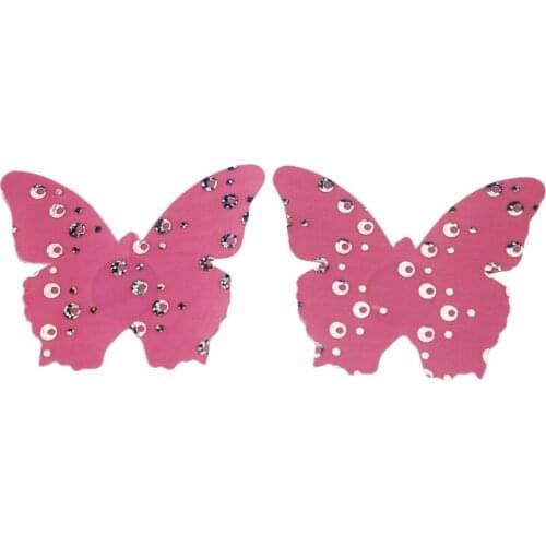4pair slut butterfly Nipple Cover,shameless Women Pasties Adhesive Stickers,Invisible Intimates Bra Accessories Breast lovergame